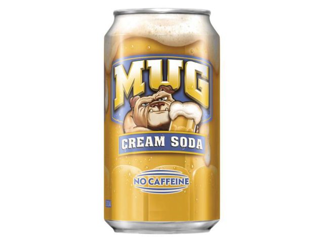 mug cream soda can