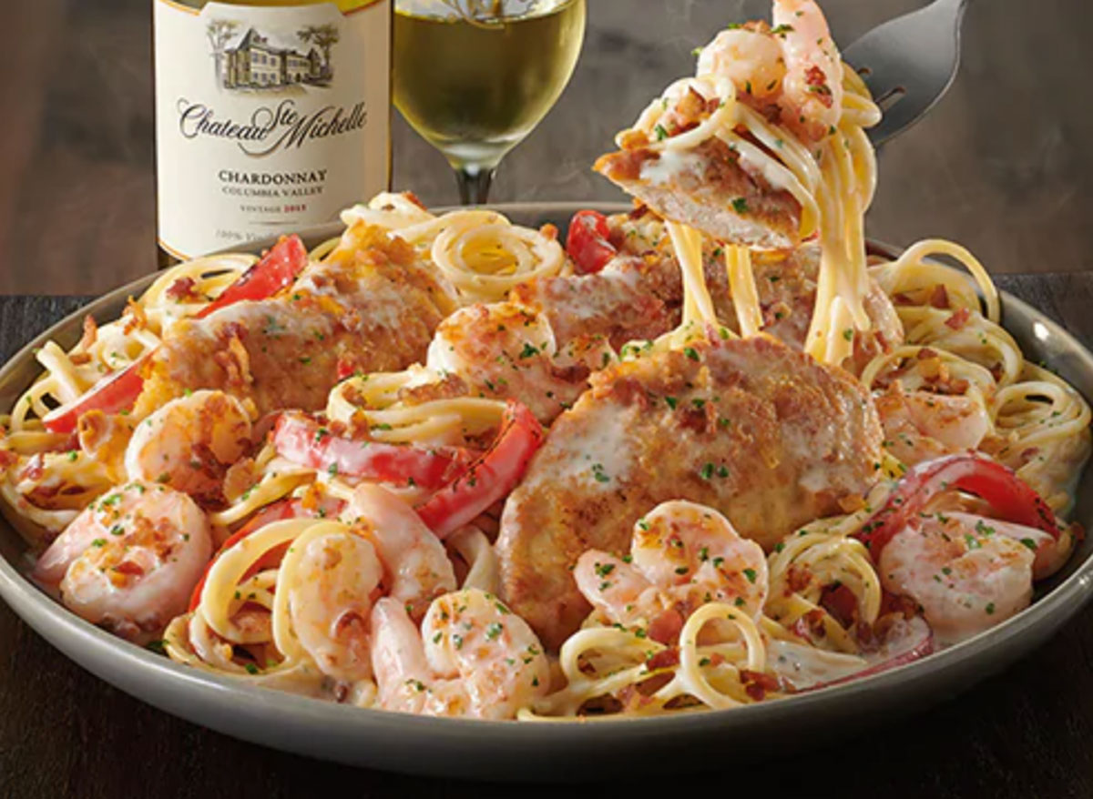 Olive garden chicken and shrimp carbonara