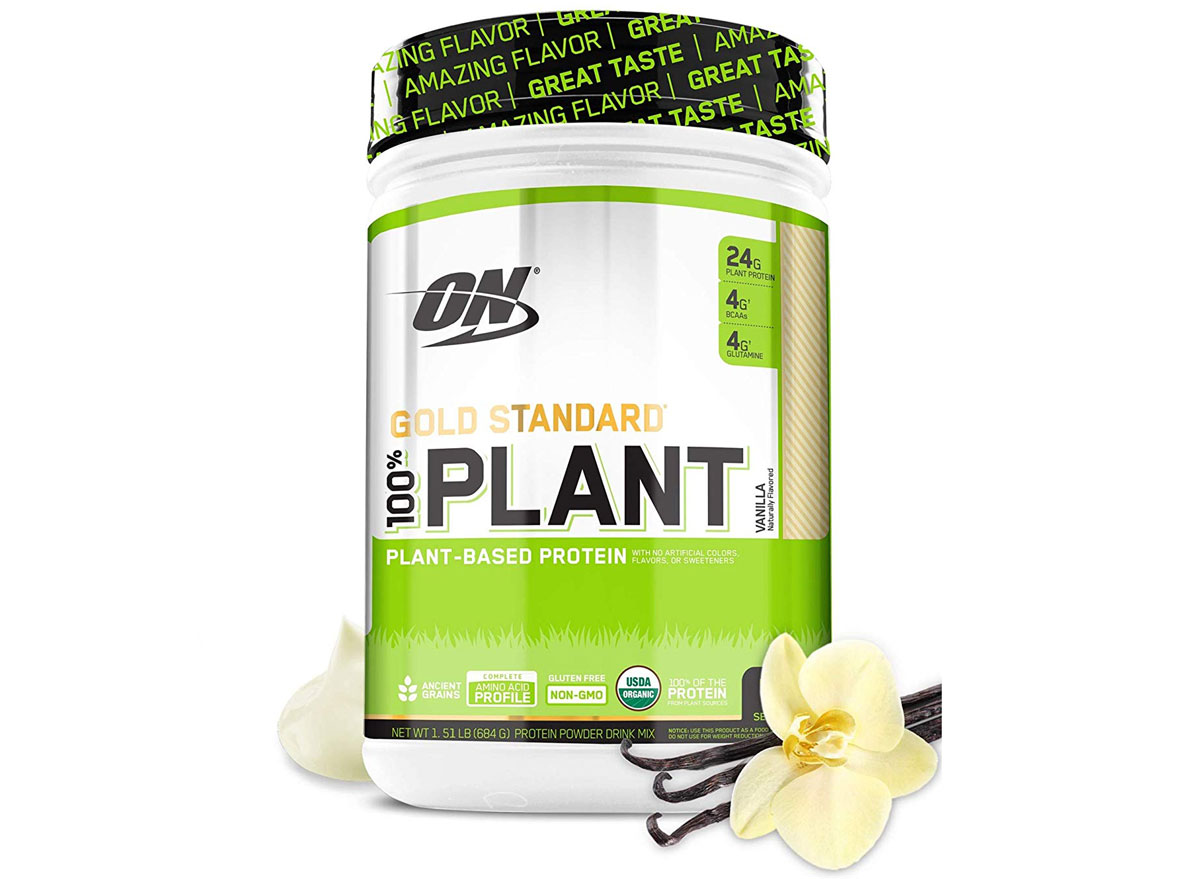 optimum nutrition gold standard plant protein powder