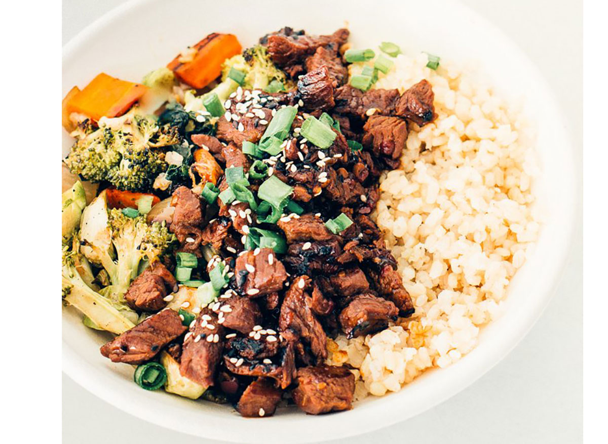 original chop shop protein bowl