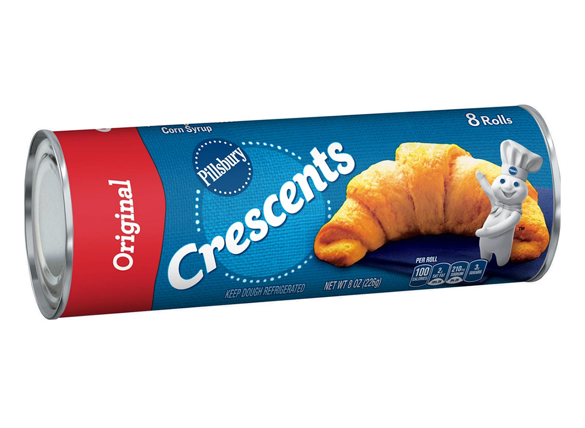 can of pillsbury crescent rolls