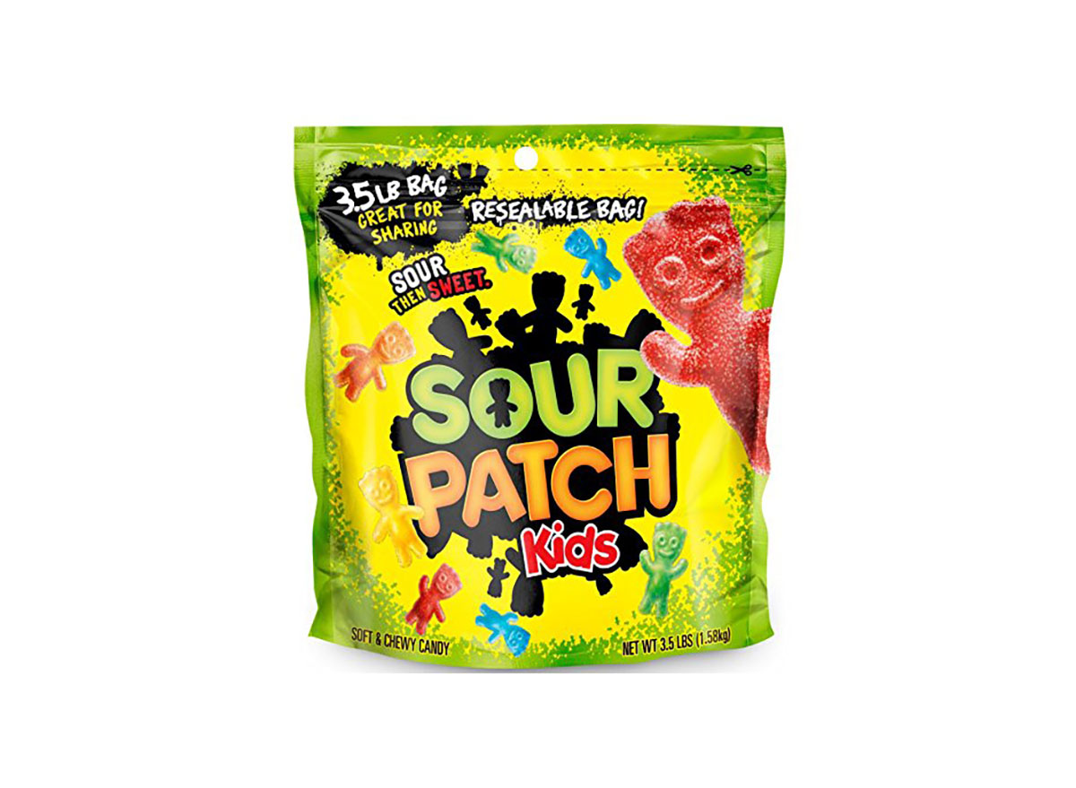 bag of sour patch kids gummy candy