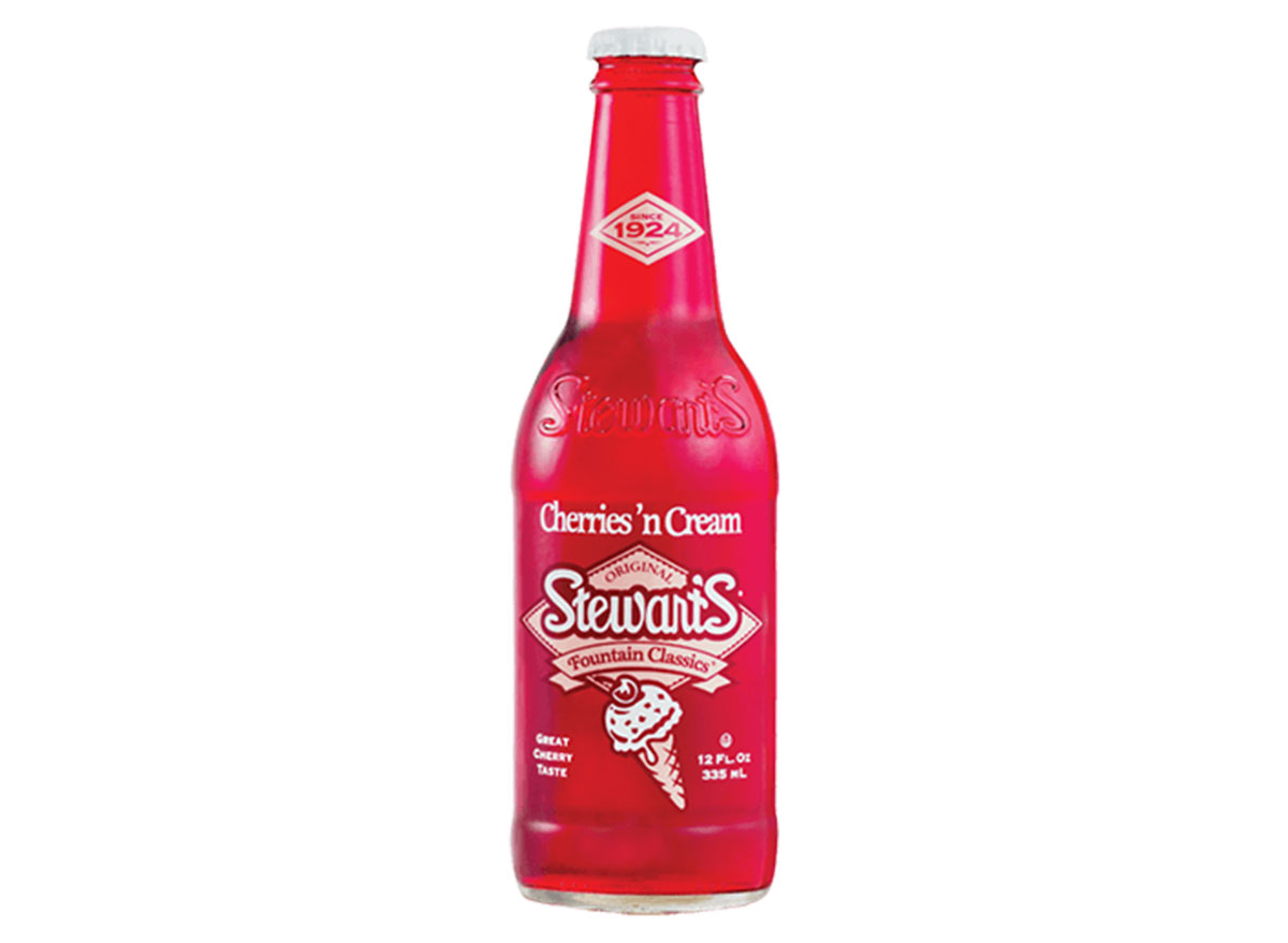 stewarts cherries cream soda bottle
