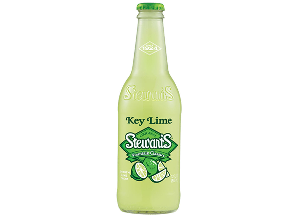 stewarts key lime soda can