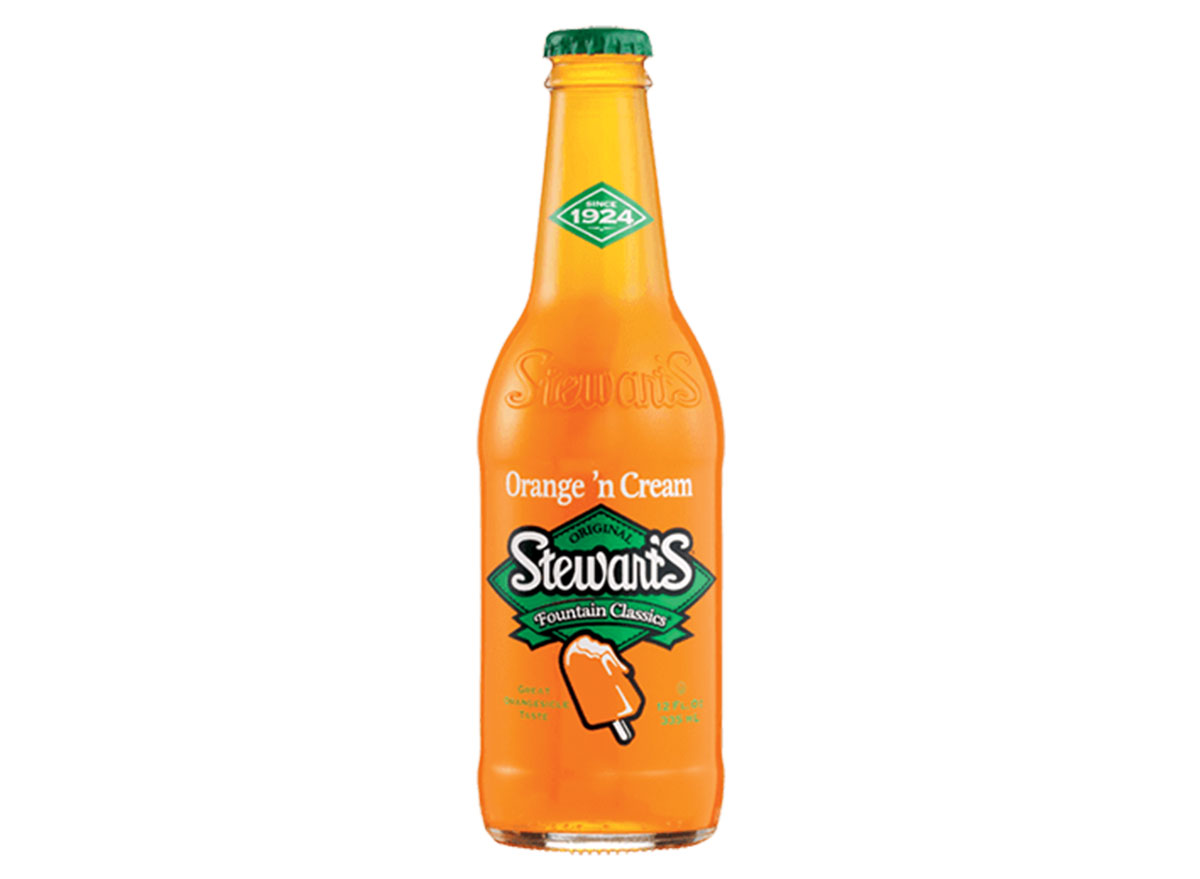 stewarts orange cream soda bottle