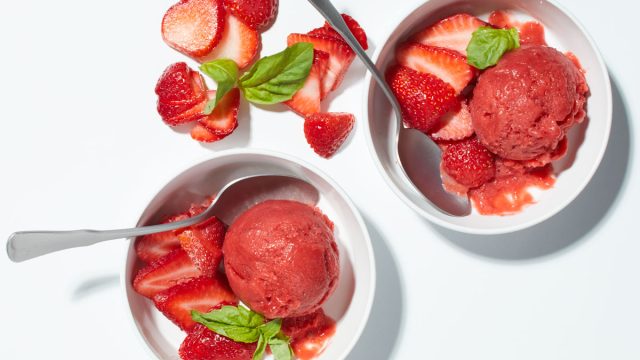 A Light Low Calorie Strawberry Rhubarb Ice Recipe Eat This Not That