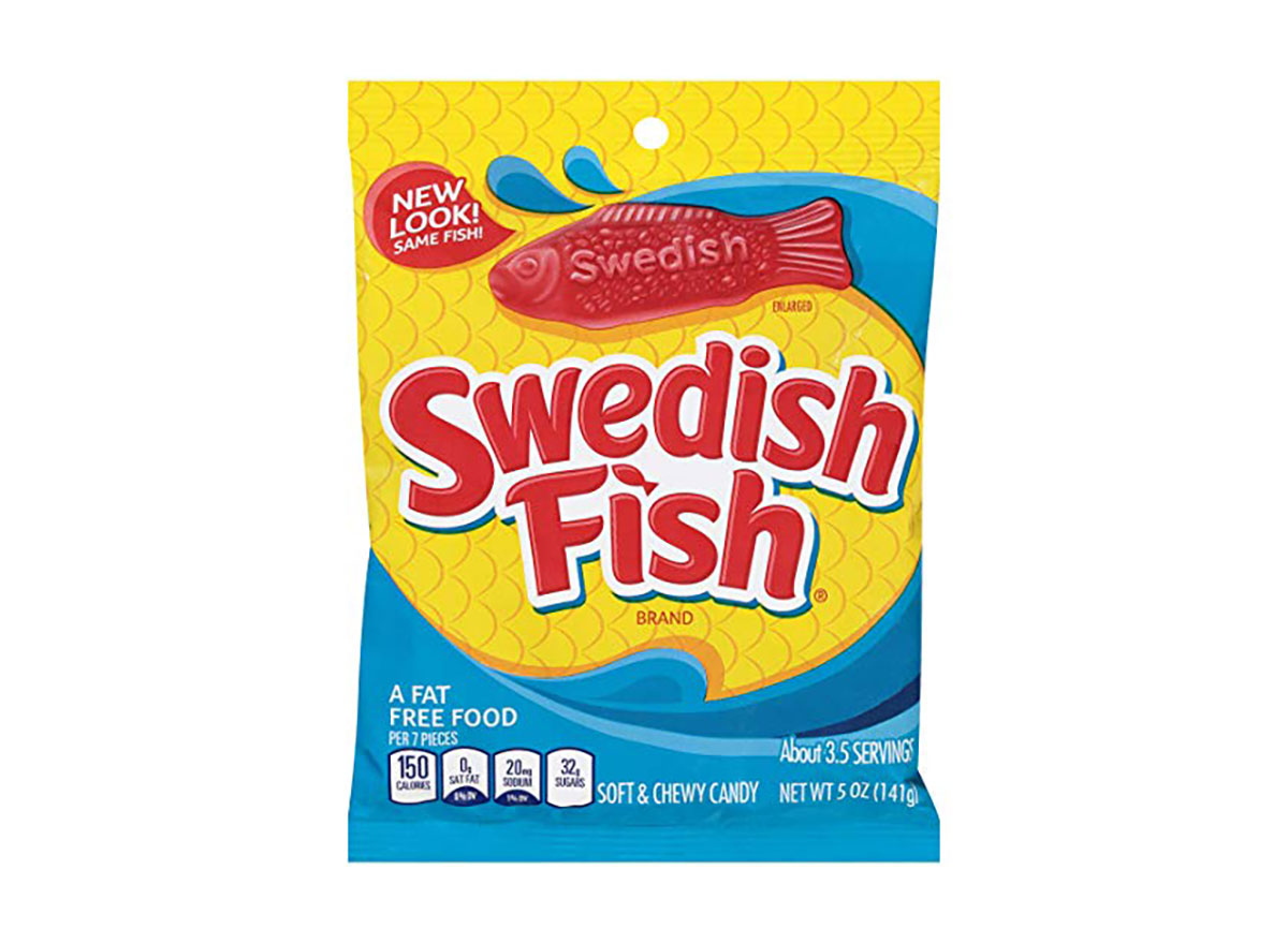 bag of swedish fish gummies