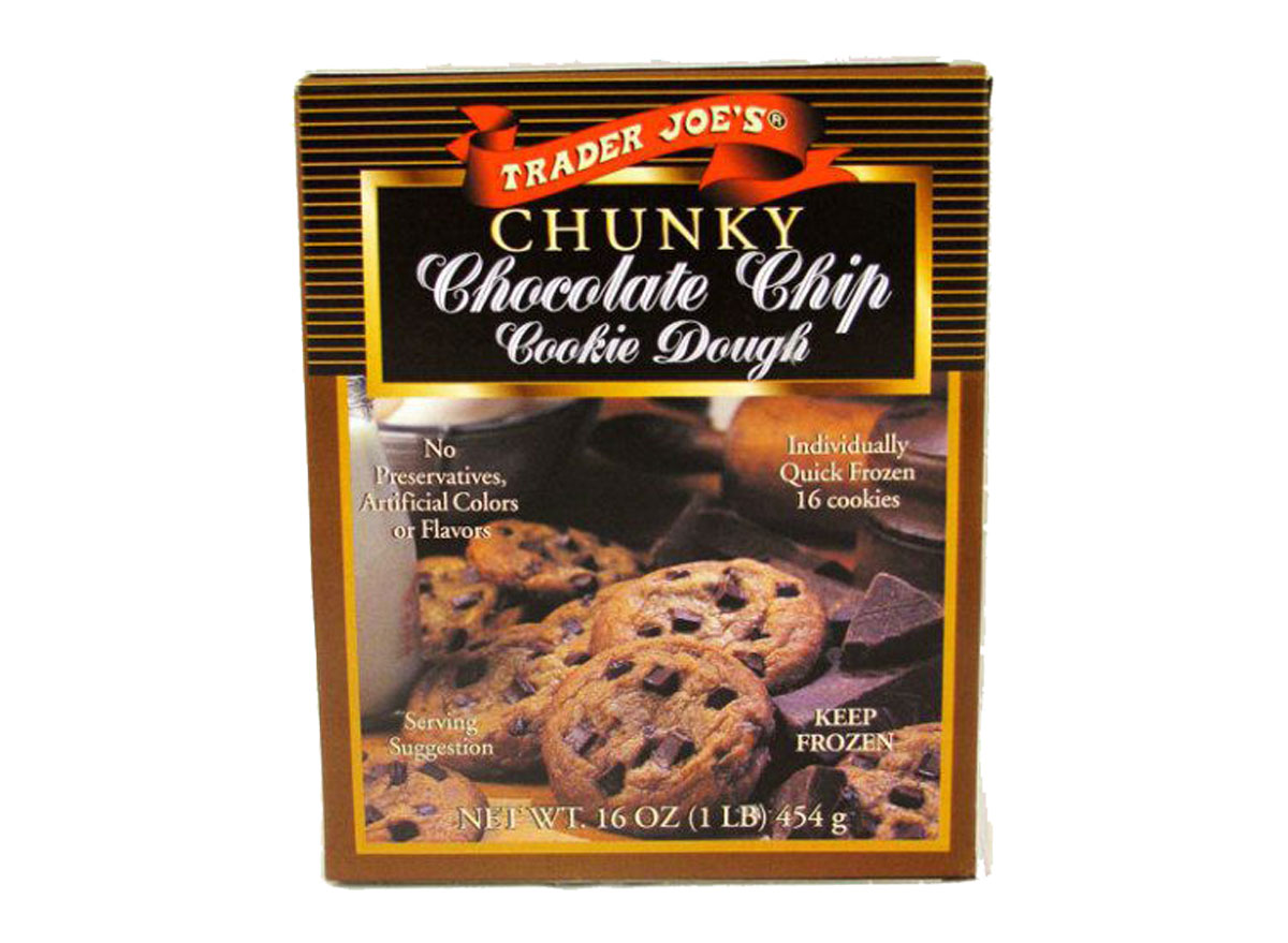trader joes chunky chocolate chip cookie dough