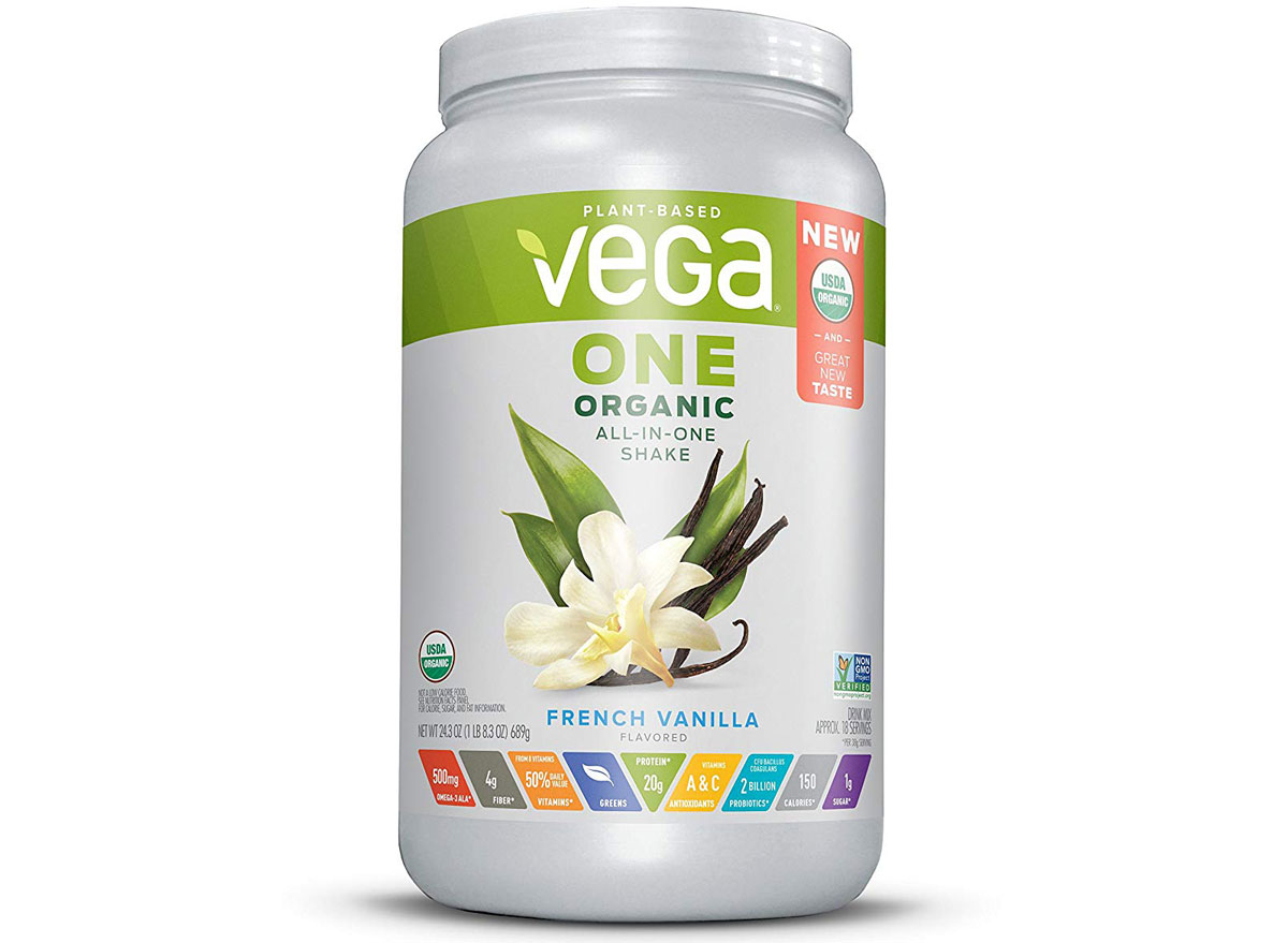 vegan one organic all in one shake french vanilla