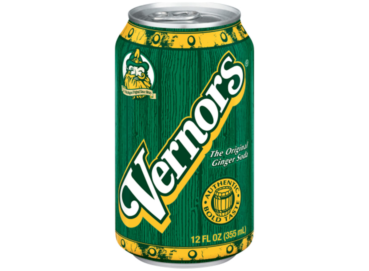 vernons ginger soda can