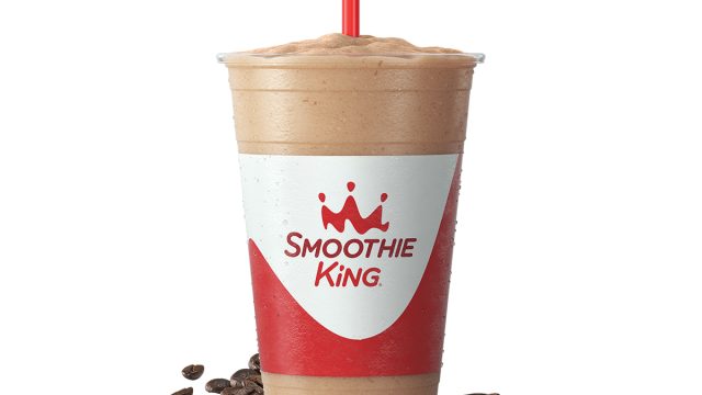 20 ounce coffee flavored keto champ smoothie from smoothie king