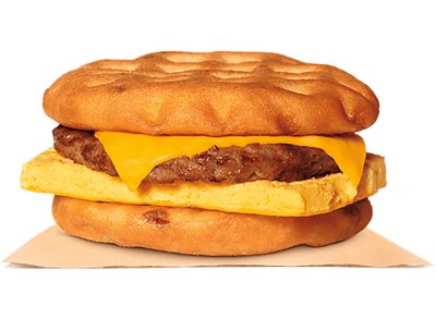 burger king maple waffle sandwich