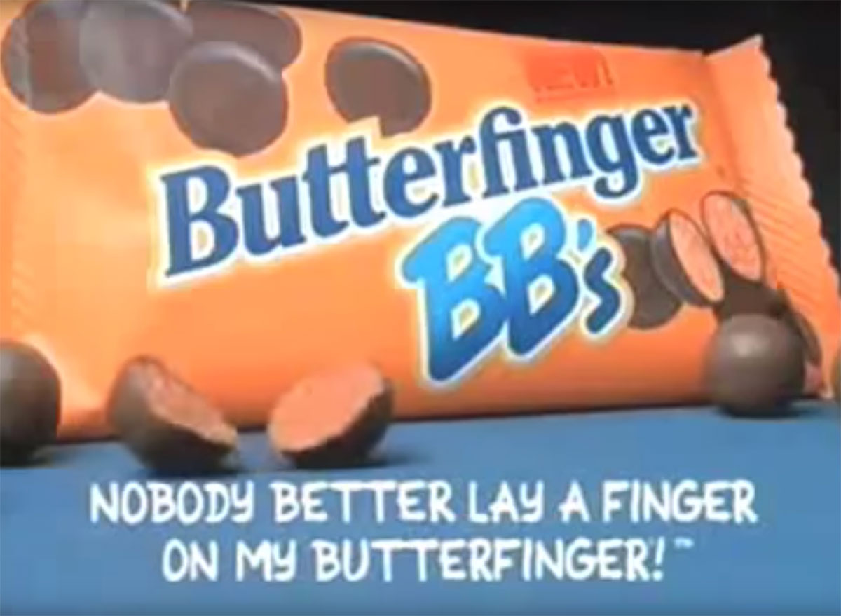still from butterfinger bbs tv ad