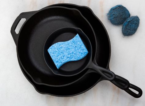 The Easiest Way To Clean a Cast-Iron Skillet
