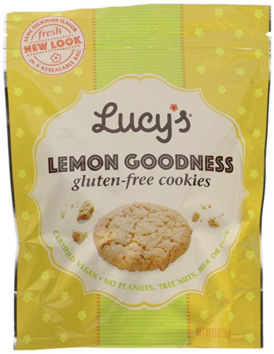 Lucy's lemon goodness gluten-free cookies, gluten-free snacks