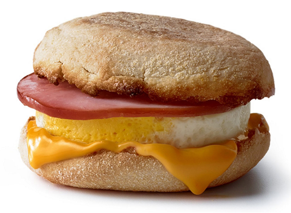 a mcdonald's egg mcmuffin