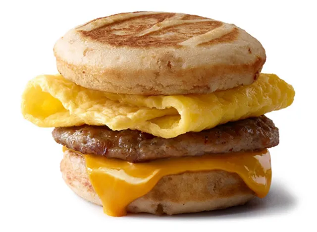 mcdonalds sausage egg cheese mcgriddles