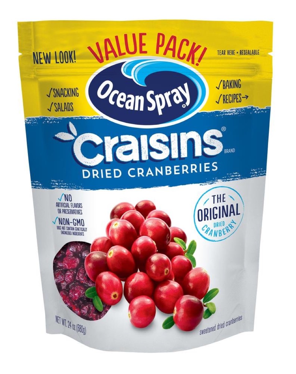 craisins dried cranberries, gluten-free snacks