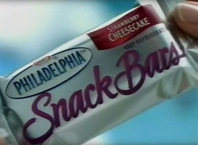 still from ad for philadelphia snack bars