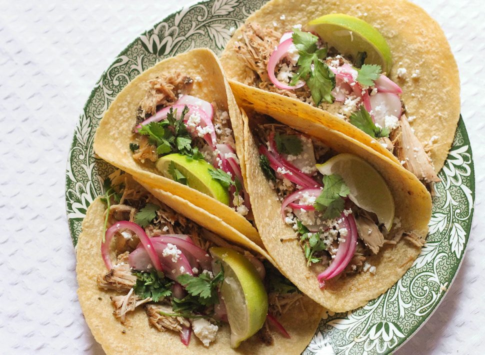 Tangy Slow-Cooker Pork Carnitas Tacos Recipe — Eat This Not That