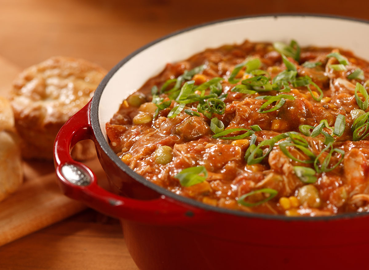 pot of brunswick stew