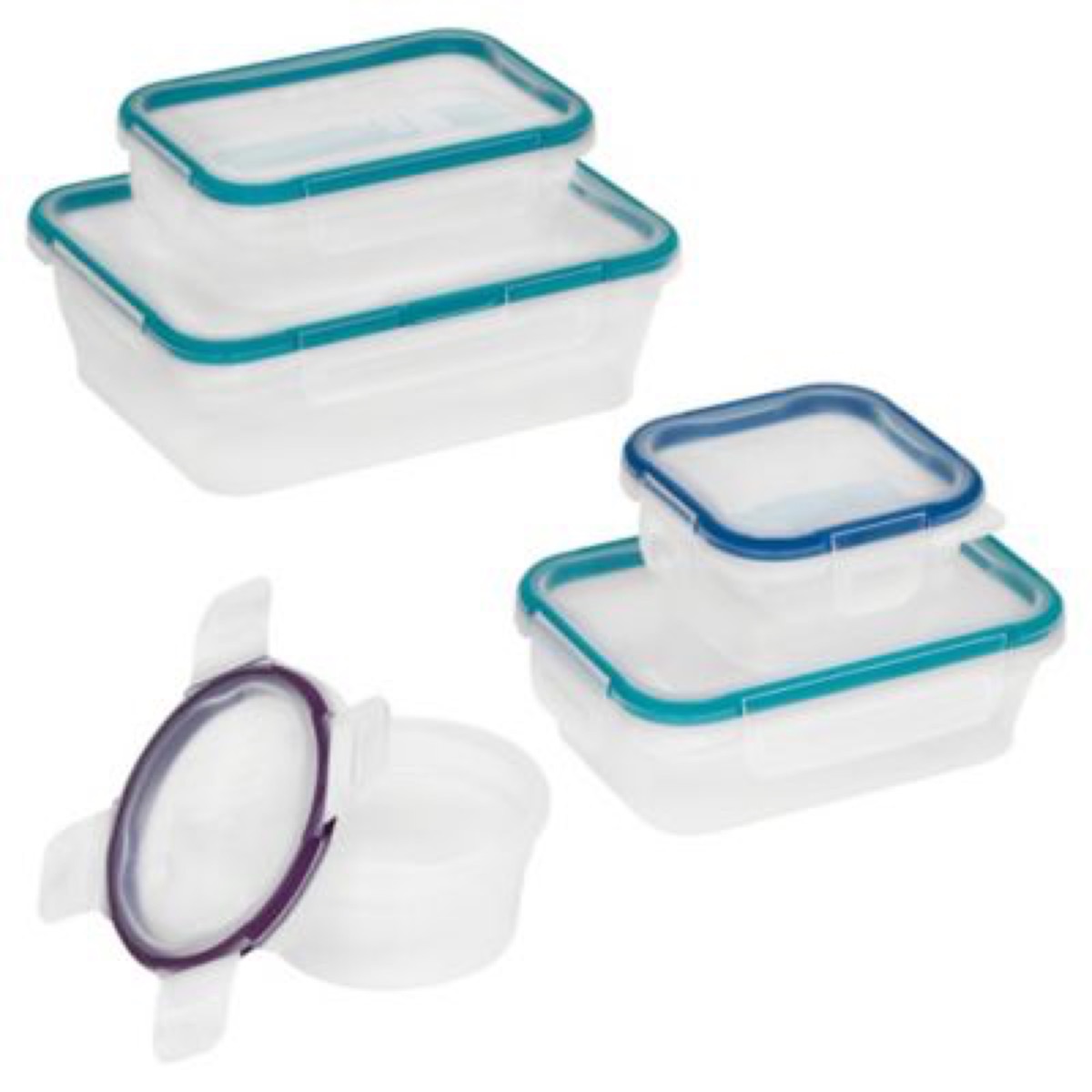 Snapware Total Solution To-Go Plastic Food Storage with Divider