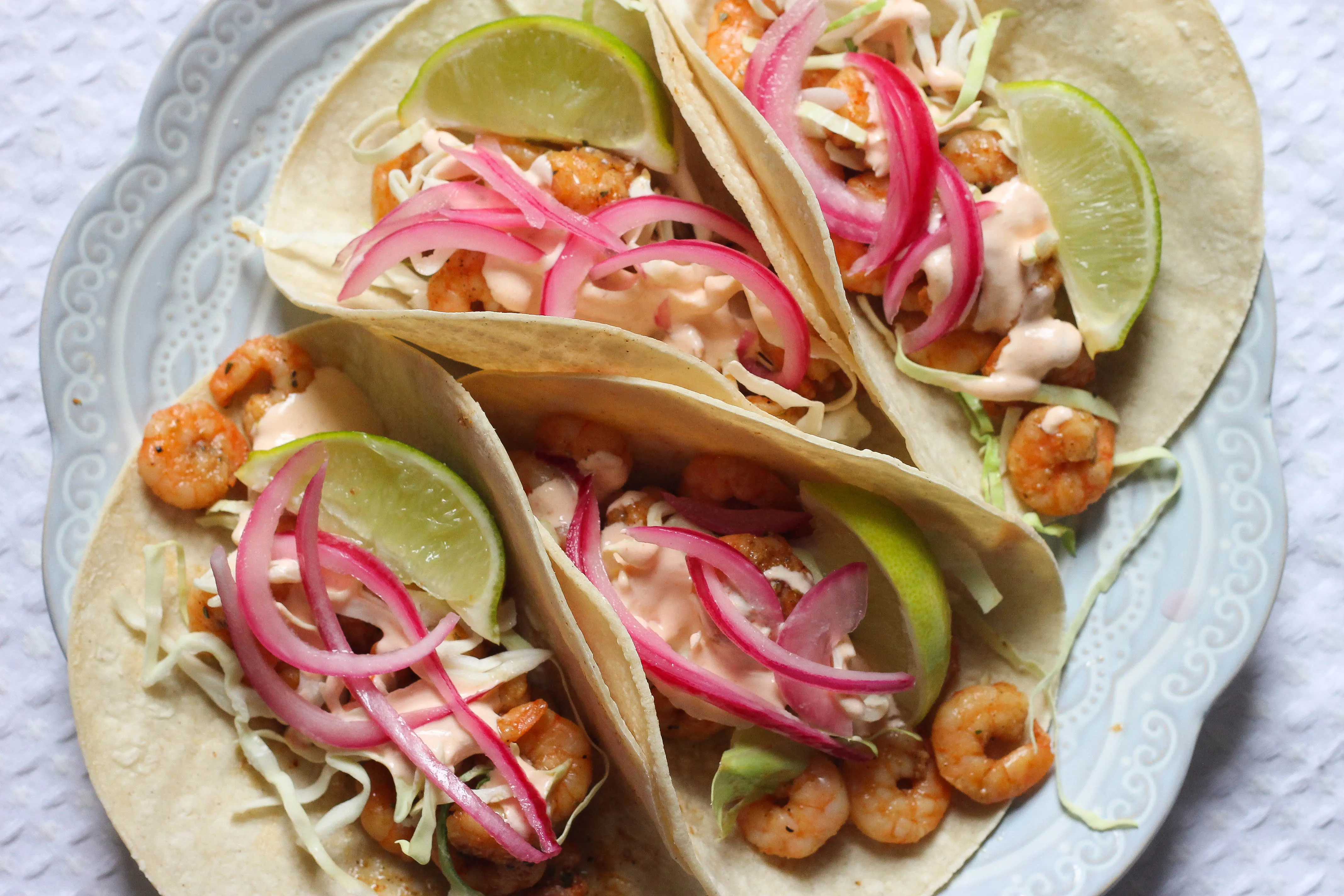 Shrimp Taco With Pickled Onions Recipe — Eat This Not That
