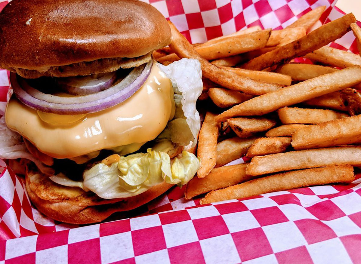 tasty and stuffed burger