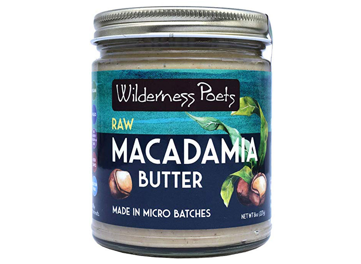 wilderness poets macadamia butter jar