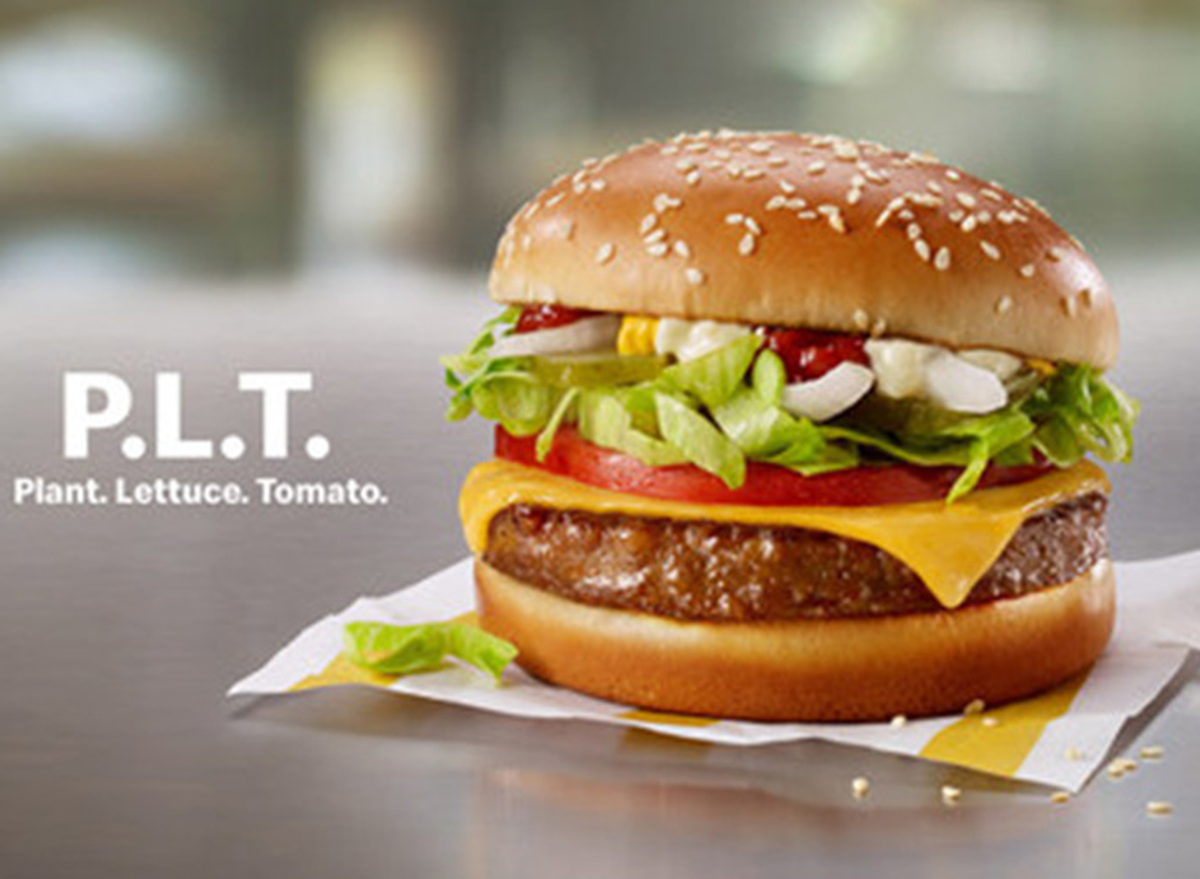 mcdonalds plt burger