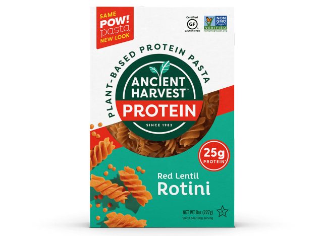 Red lentil ancient harvest protein pasta