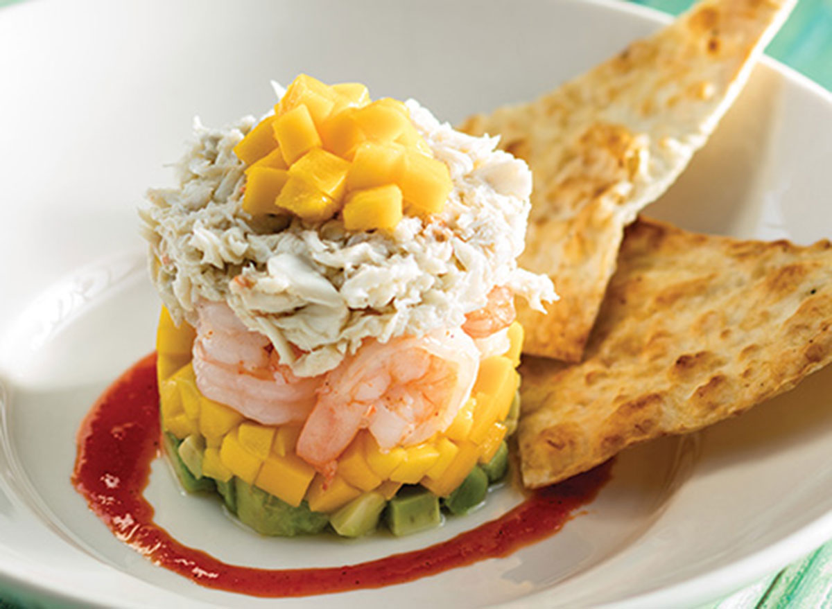 bahama breeze crab avocado stack