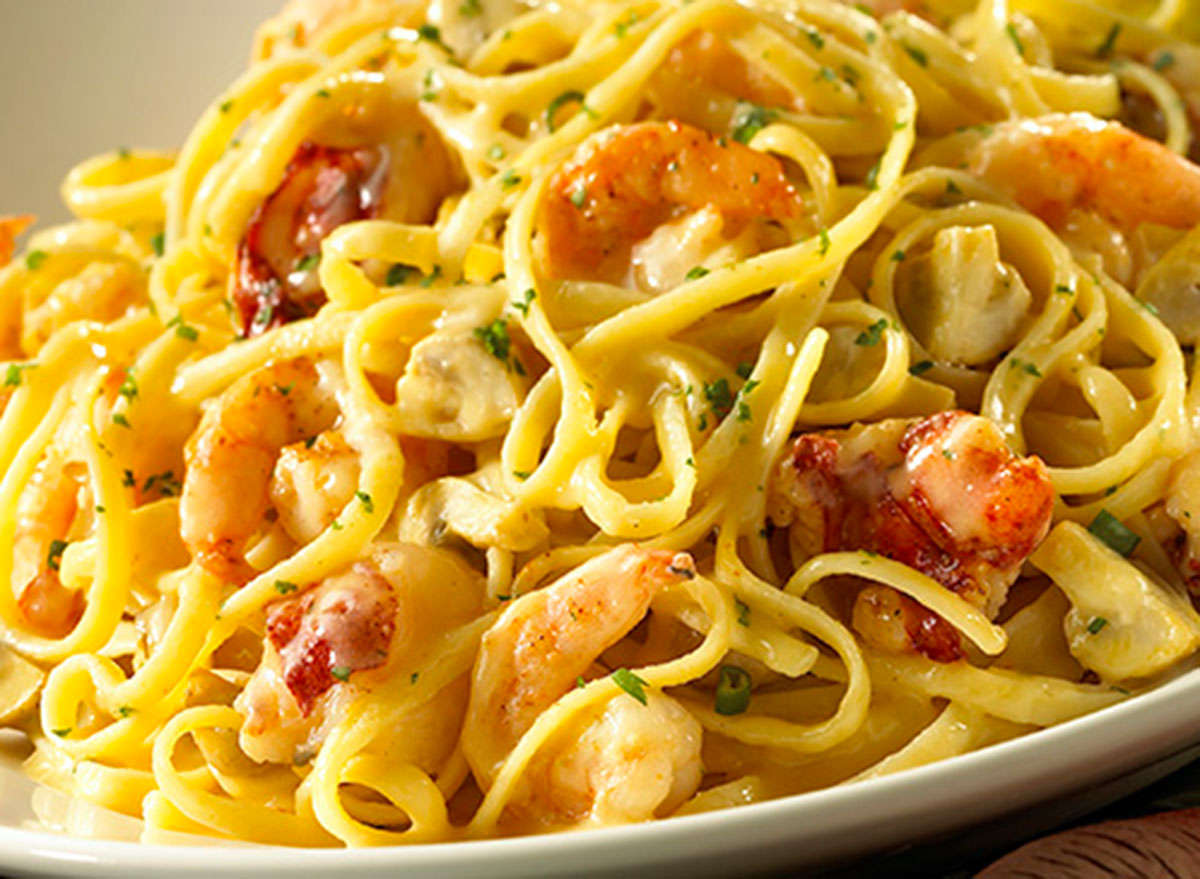 bahama breeze lobster shrimp linguine