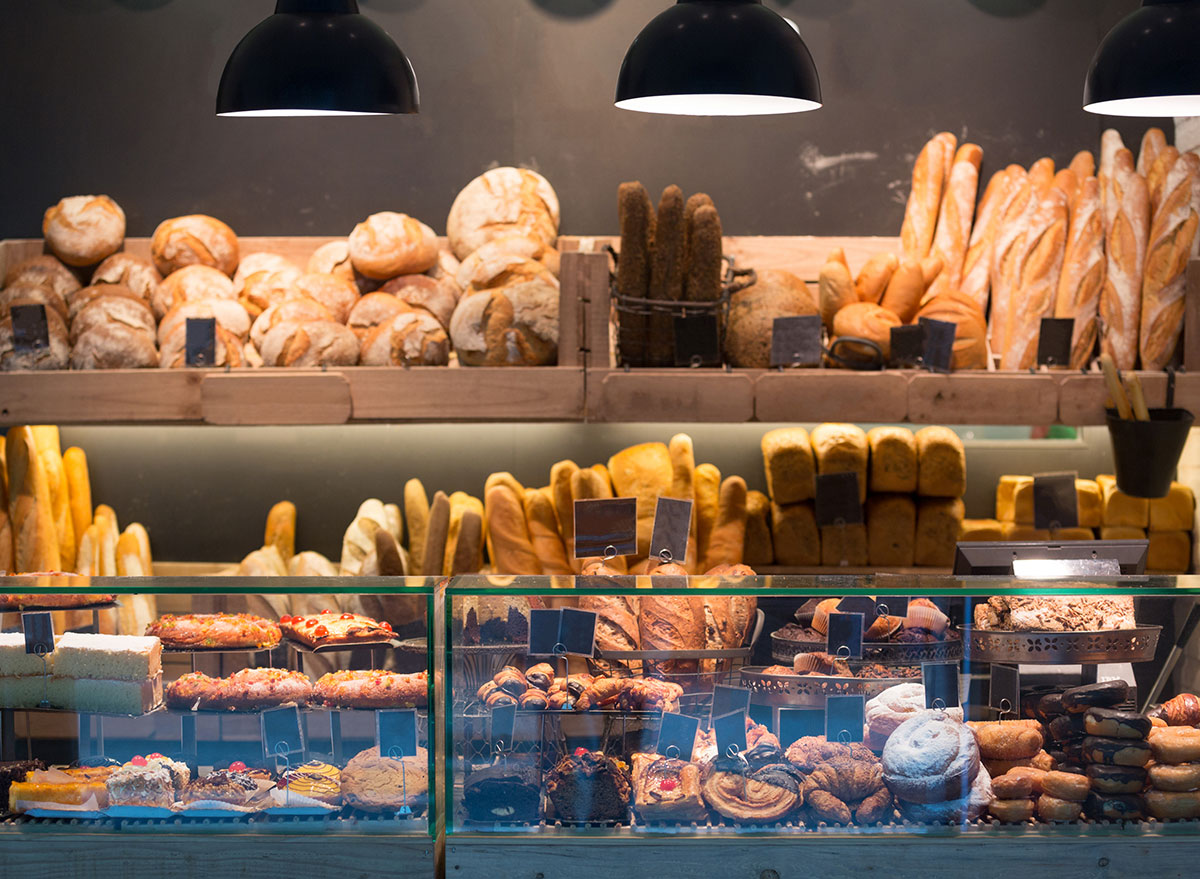 bakery stock photo window selection