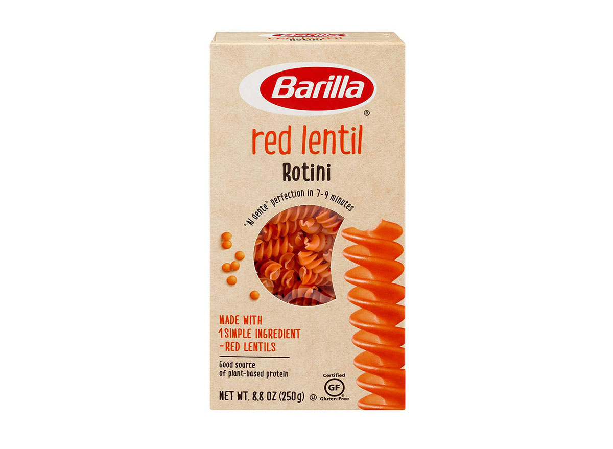 barilla red lentil rotini pasta
