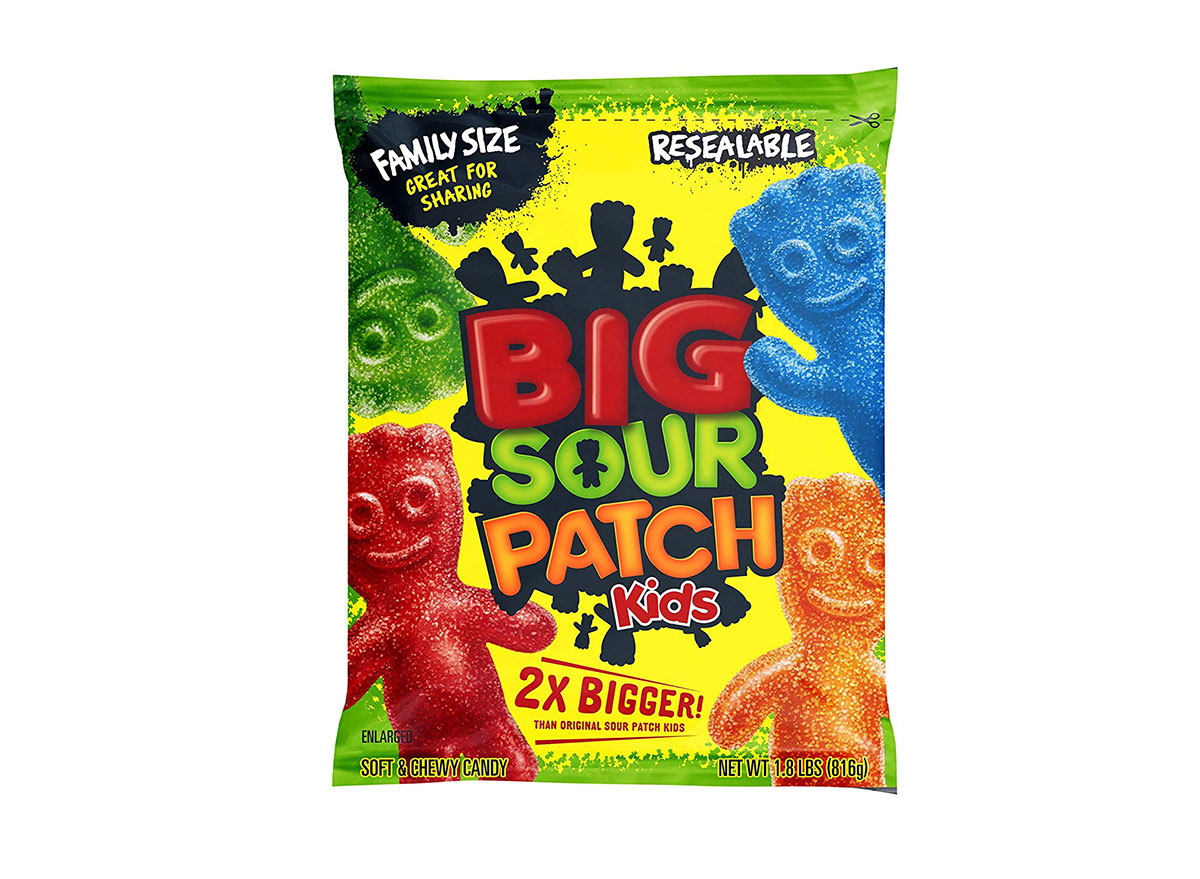 big sour patch kids candy bag