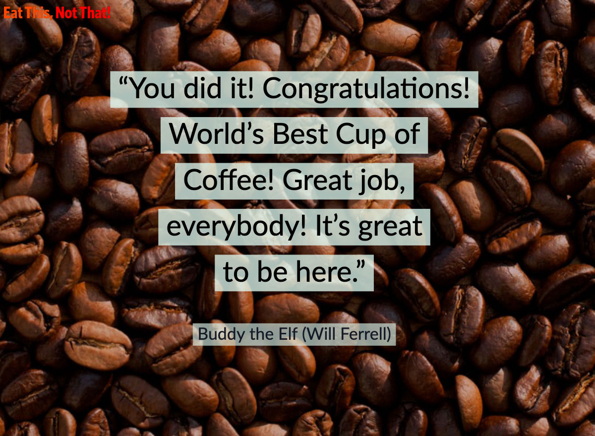 coffee quote buddy elf elf movie