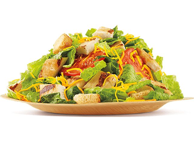 burger king chicken garden salad