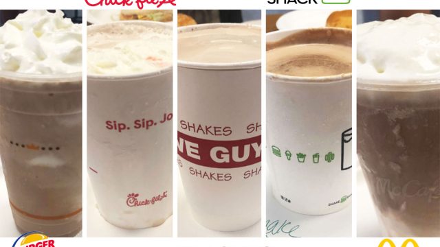 chocolate milkshake taste test