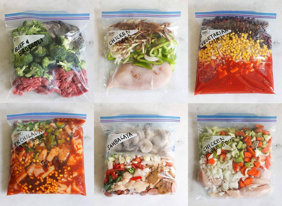 crock pot freezer meals in bags