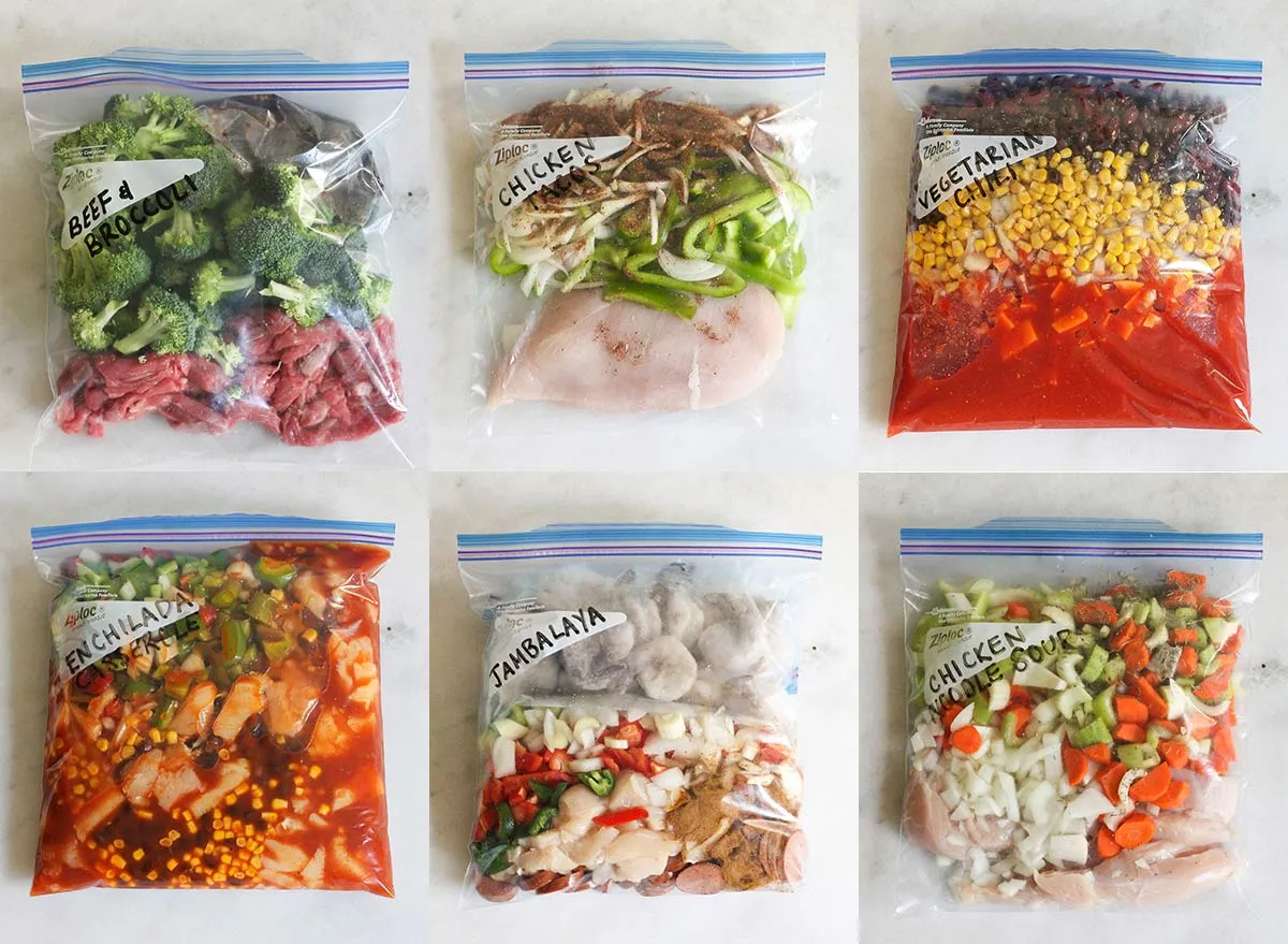 20 Crockpot Freezer Meals for Two People