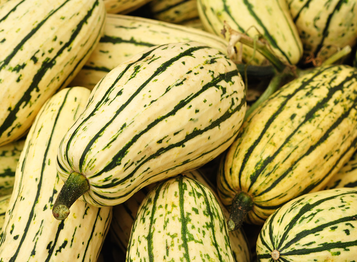 delicata squash pile