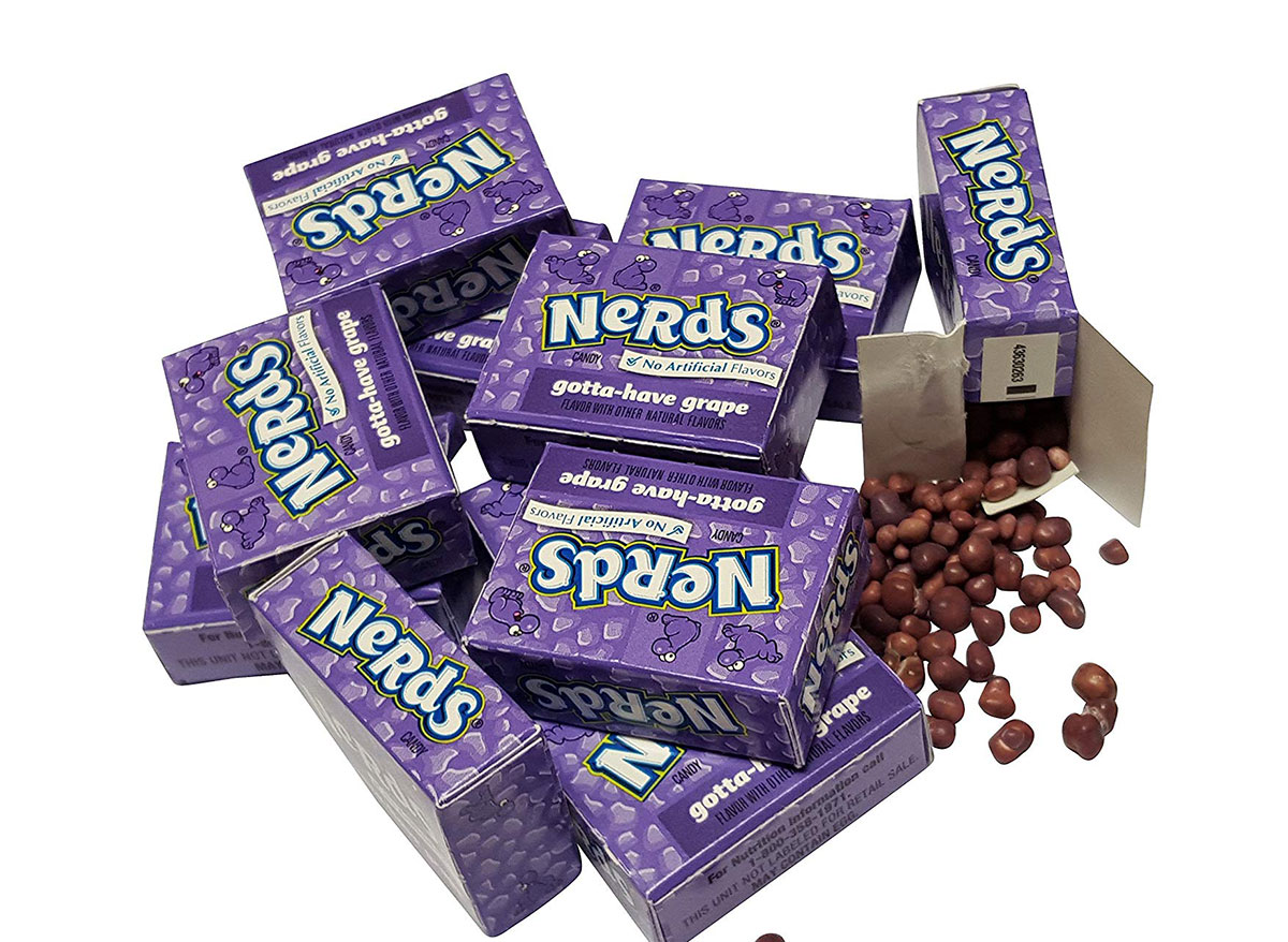 nerds candy boxes