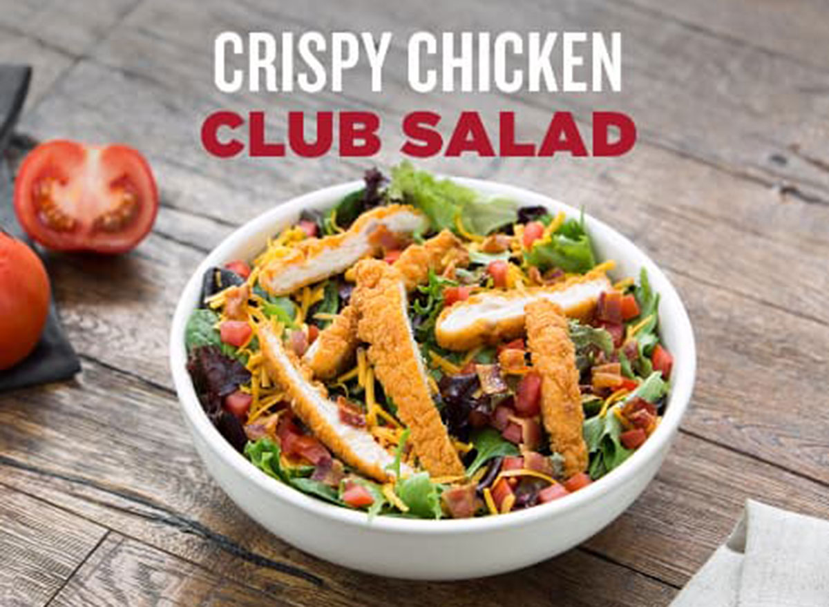 johnny rockets crispy chicken club salad