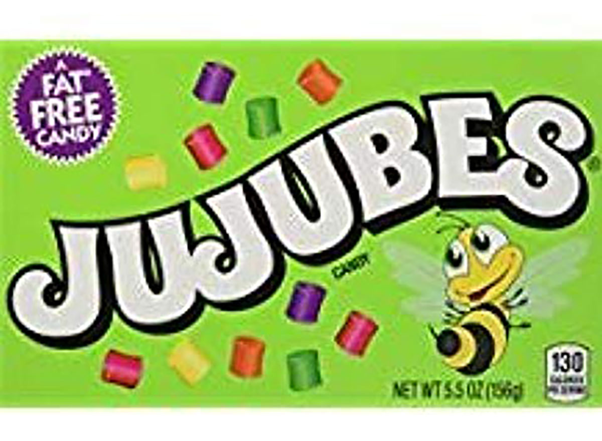 box of jujubes candy