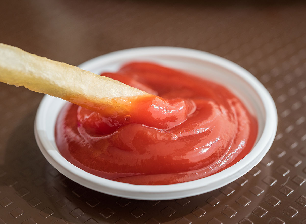 ketchup and french fry