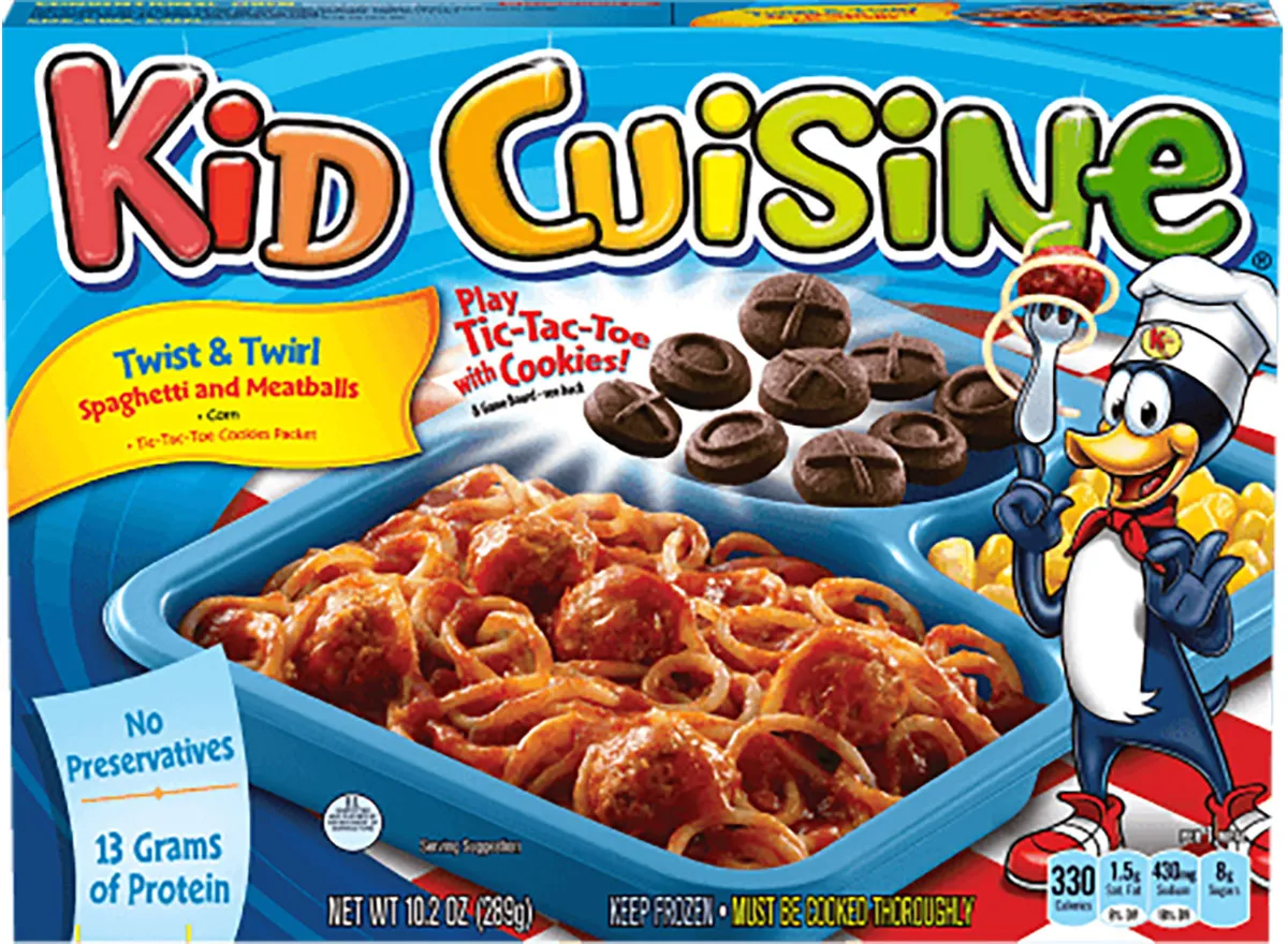 kid cuisine spaghetti and meatballs