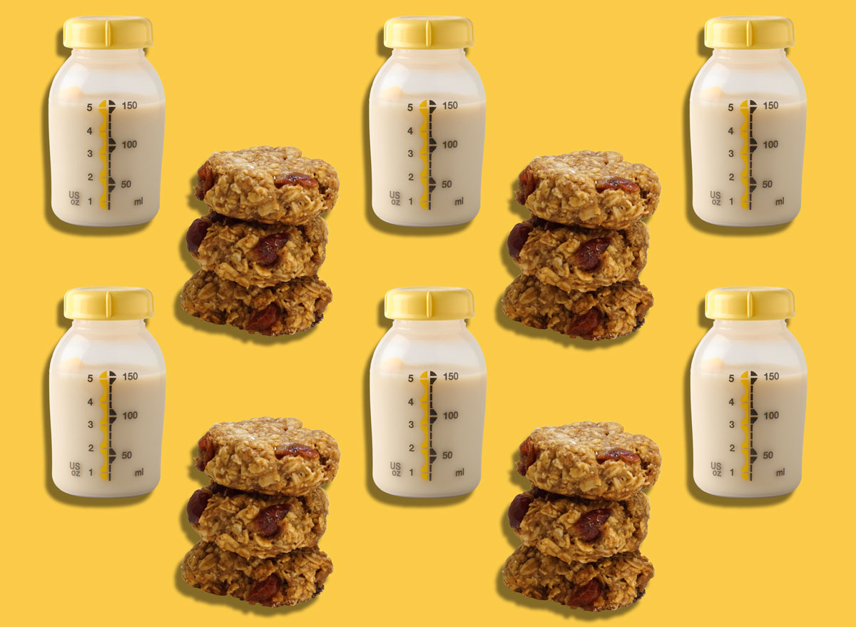 Lactation cookies and breast milk