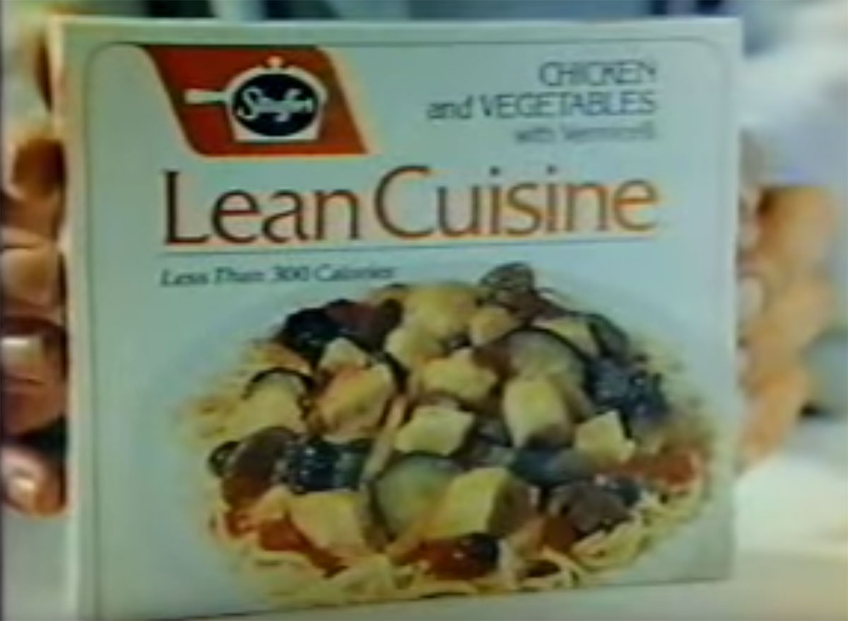 lean cuisine chicken and vegetables vintage tv dinner
