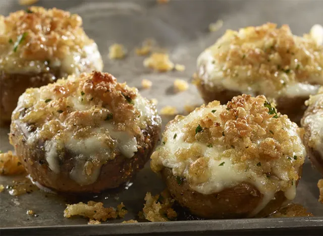 LongHorn Steakhouse Roasted White Cheddar Stuffed Mushrooms